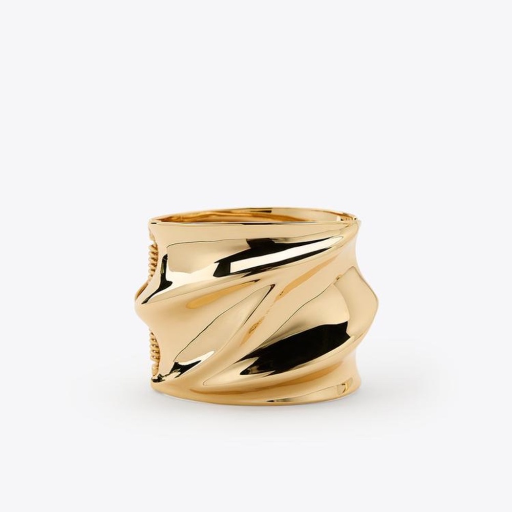 NWT Zara Wavy Metal Bracelet - Picture 3 of 9